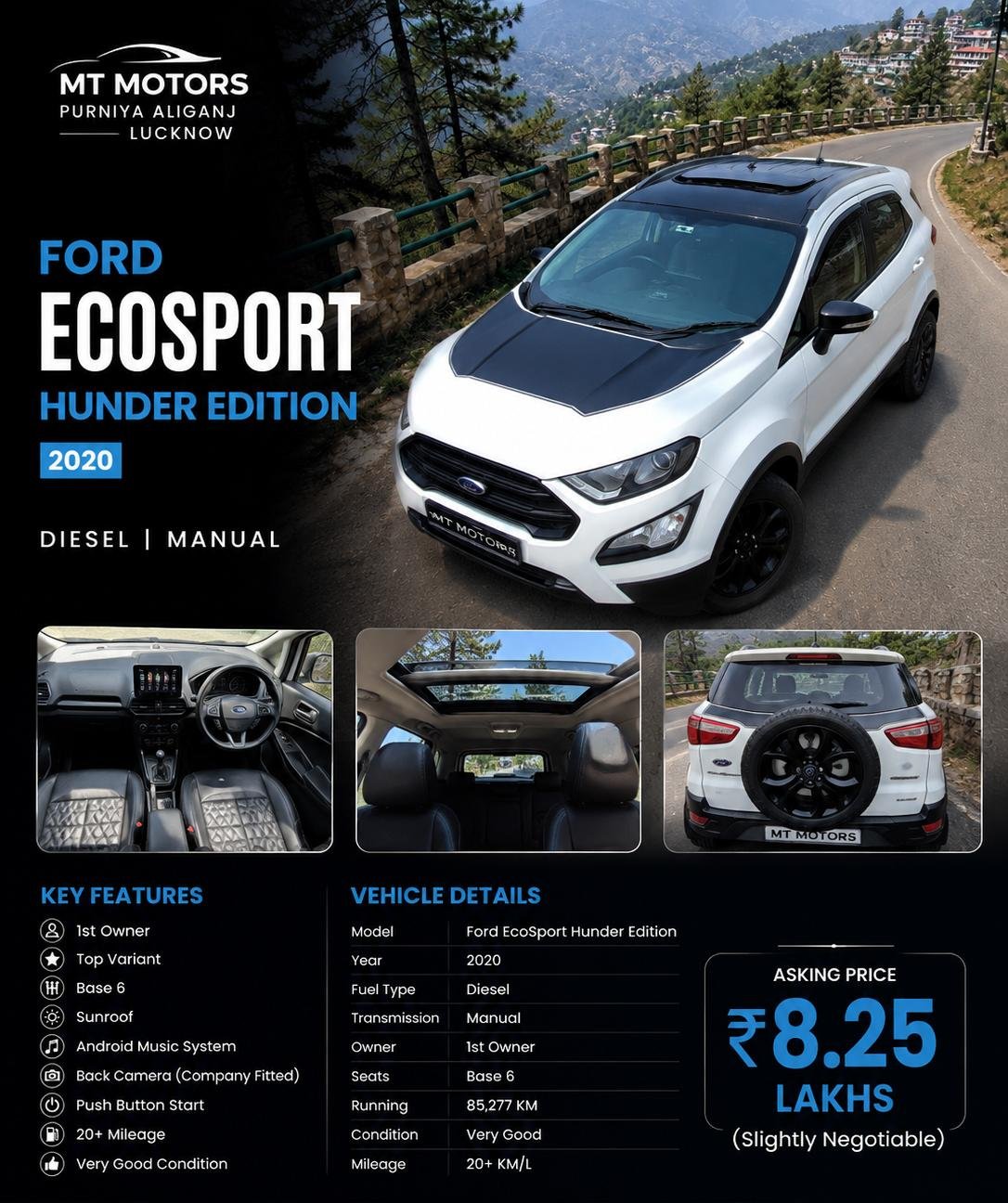 ECO SPORT HUNDER EDITION 2020